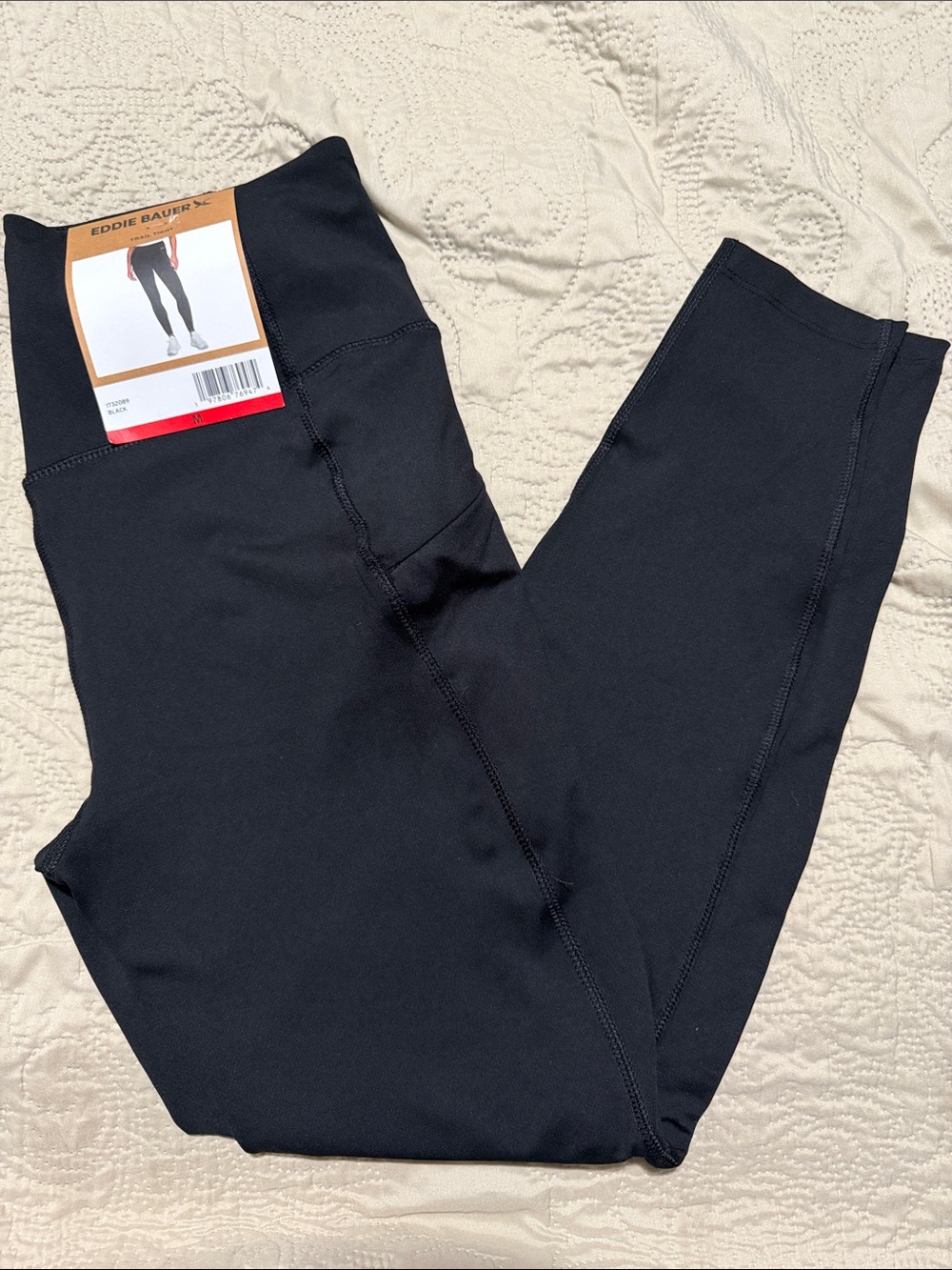 Eddie Bauer Black Performance High-Rise Leggings